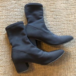 Vagabond Black Sock Ankle Boots 36